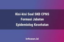 Kisi-Kisi Soal SKB CPNS Formasi Epidemiolog Kesehatan Pemula
