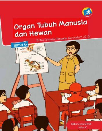 Buku Siswa Tematik 6 Organ Tubuh Manusia dan Hewan Kelas 5 Revisi 2014