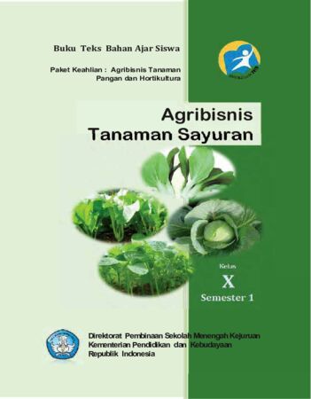 Buku Agribisnis Tanaman Sayuran Kelas 10 SMK