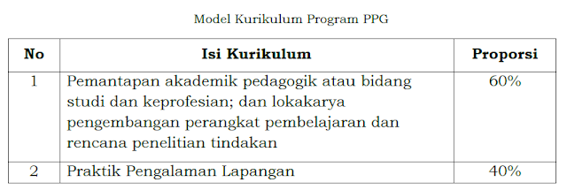 Model Kurikulum Program PPG
